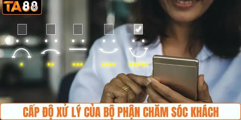 Cấp độ xử lý của bộ phận chăm sóc khách