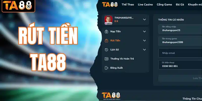 rút tiền TA88