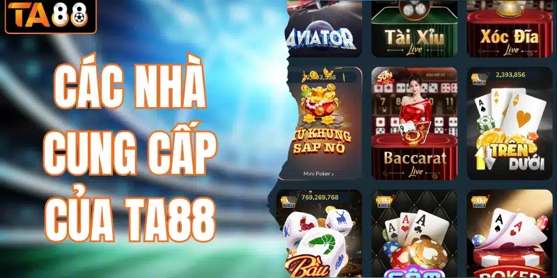 các nhà cung cấp của TA88